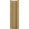 Ekena Millwork 8-in W x 20-in D x 32-in H Merced Block Rough Cedar Woodgrain TimberThane Outlooker, Primed Tan OUTUR080X20X32MRC44RCPR - alternate 3